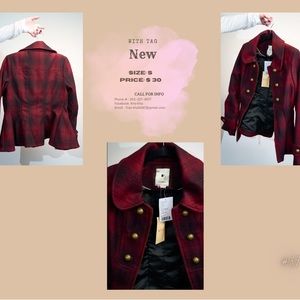 Women’s red winter jacket